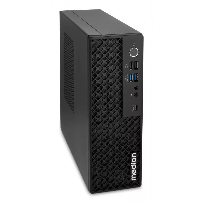 Mini PC MEDION PICOWORX T80III MD340020 — Intel Core Ultra 5 226V, 16 GB DDR5, 512 GB SSD, Intel Arc 130V, Windows 11 Home, Melna
