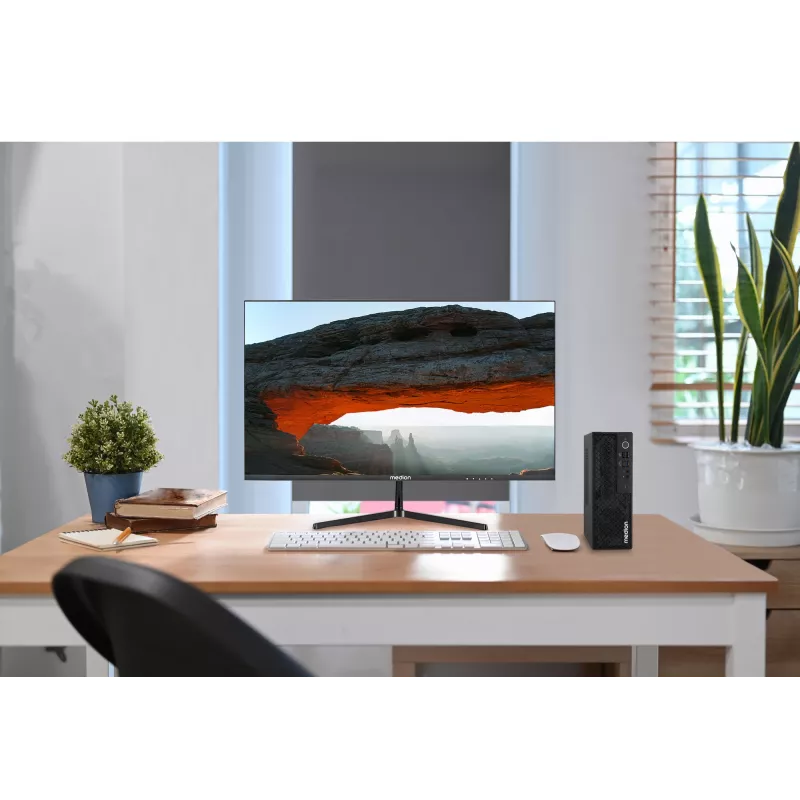 MEDION PICOWORX T80III MD340012 Intel Core Ultra 5 228V 32 GB DDR5-SDRAM 1 TB SSD Windows 11 Home Mini PC Melns