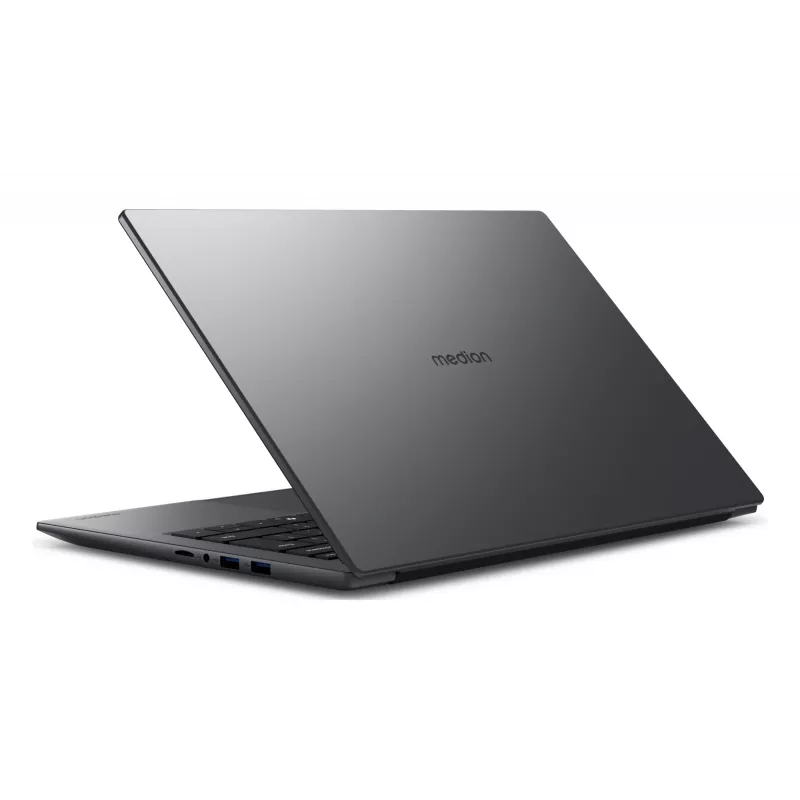 MEDION Avantum 14 E1e Intel® Celeron® N N4500 Netbook 35,6 cm (14 collas) Full HD 8 GB DDR4-SDRAM 256 GB Flash Wi-Fi 6 (802.11ax) Windows 11 Home Pelēks