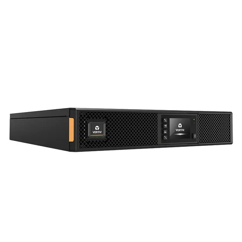 UPS Vertiv Liebert GXT5 0.75 kVA / 0.75 kW 230V Rack/Tower, 8 C13/C19 izejas, LCD, VRLA baterija