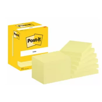 3M 7100290168 Piezīmju papīrs Taisnstūris Dzeltens 100 loksnes Pašlīmējošs