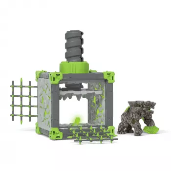 schleich ELDRADOR CREATURES BattleCave Akmens triecējs, Piedzīvojumu/spriedzes, Briesmoņi un pūķi, Akmens pasaule, 7 gadi, Zaļa, Pelēka