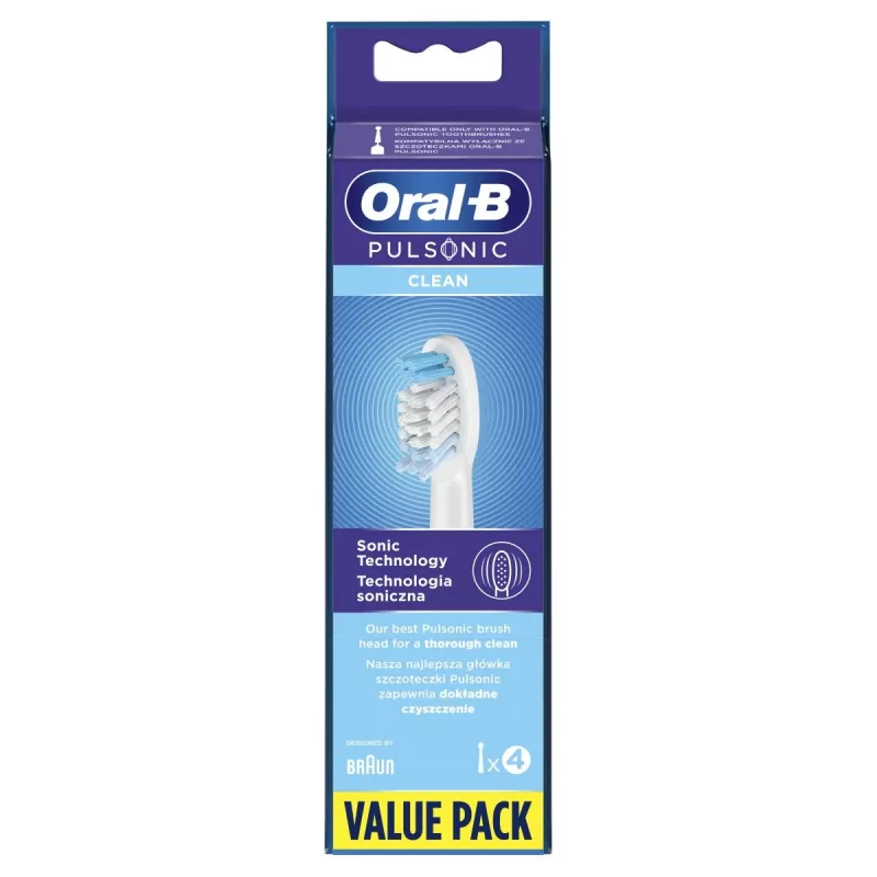 Oral-B Pulsonic Clean 4 gab. Balts