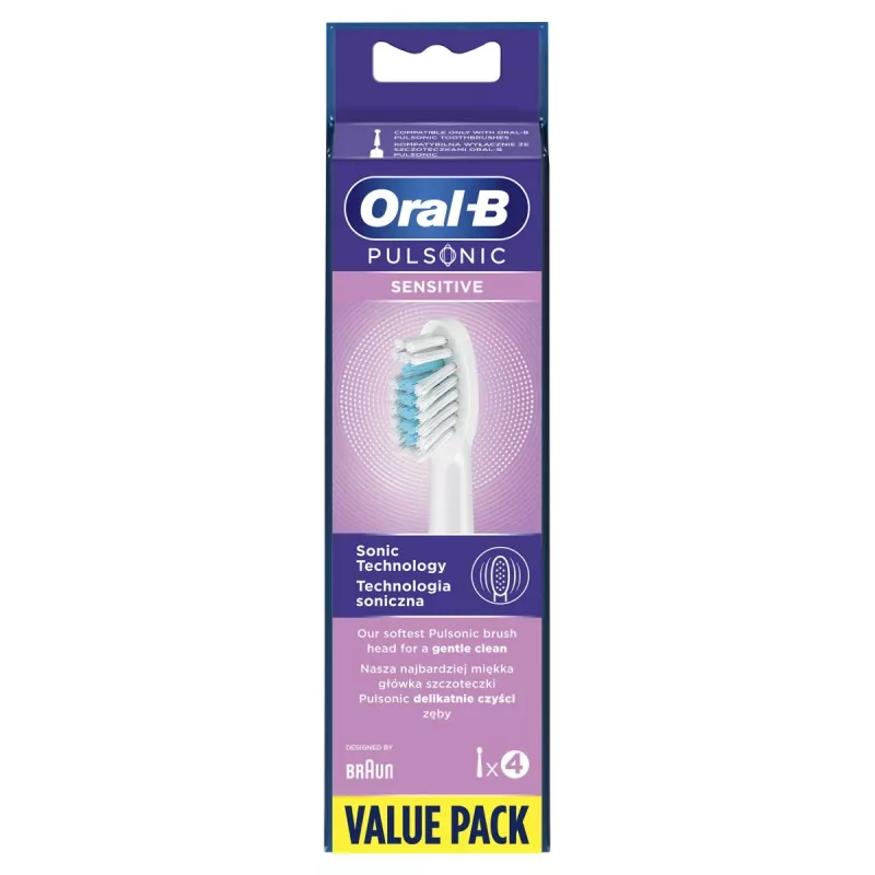 Oral-B Pulsonic Sensitive 4 gab. Balts