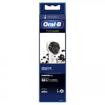 Oral-B Pure Clean nomaināmie zobu birstes uzgaļi, 4 gab., balti (350053)