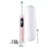 Oral-B iO 6S pieaugušo vibrējošā zobu birste Rozā, Balta