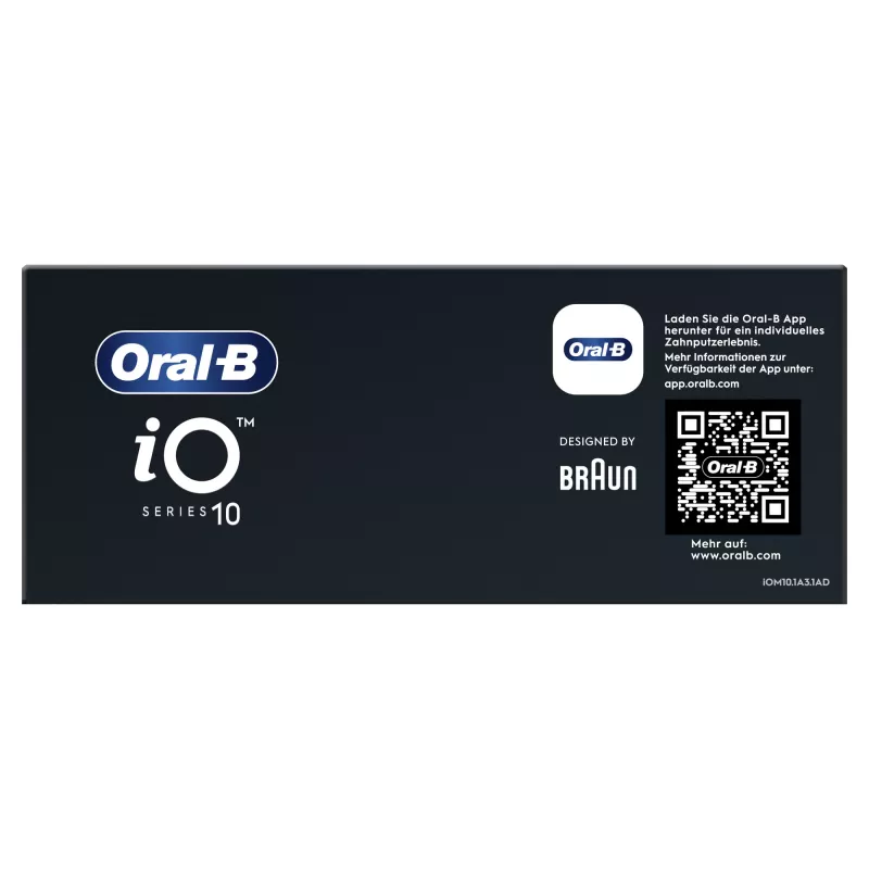 Oral-B iO Series 10 pieaugušo rotējoši-oscilējošā zobu suka, balta