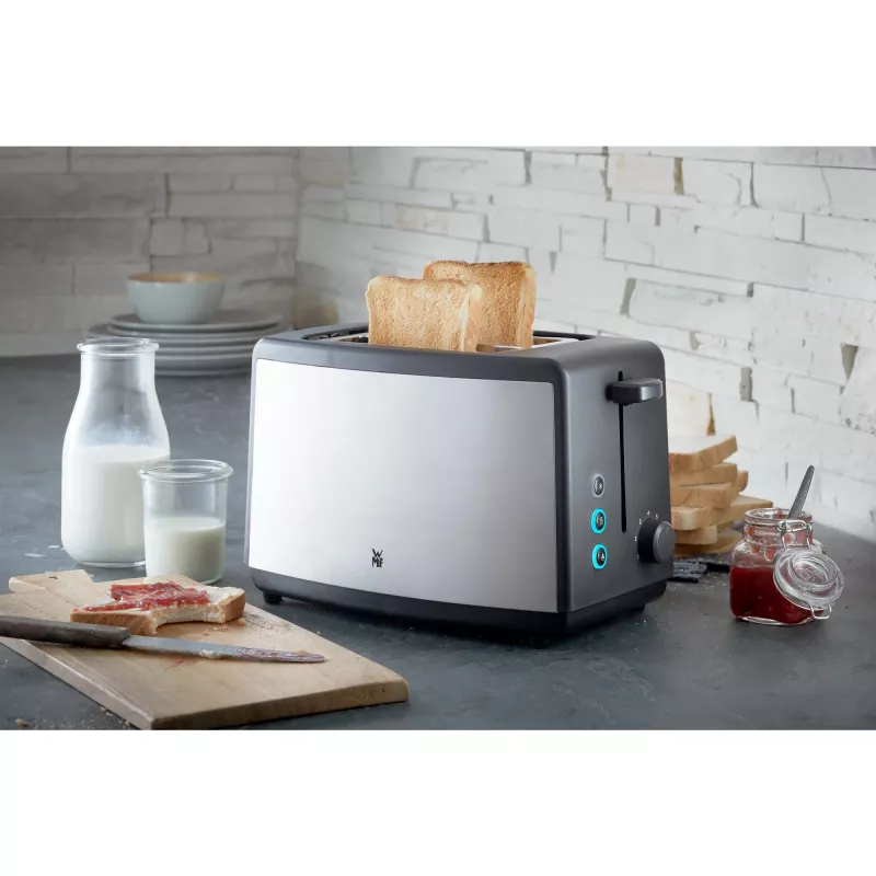WMF Bueno 0414110011 7 2 šķēles 800 W melns, sudraba