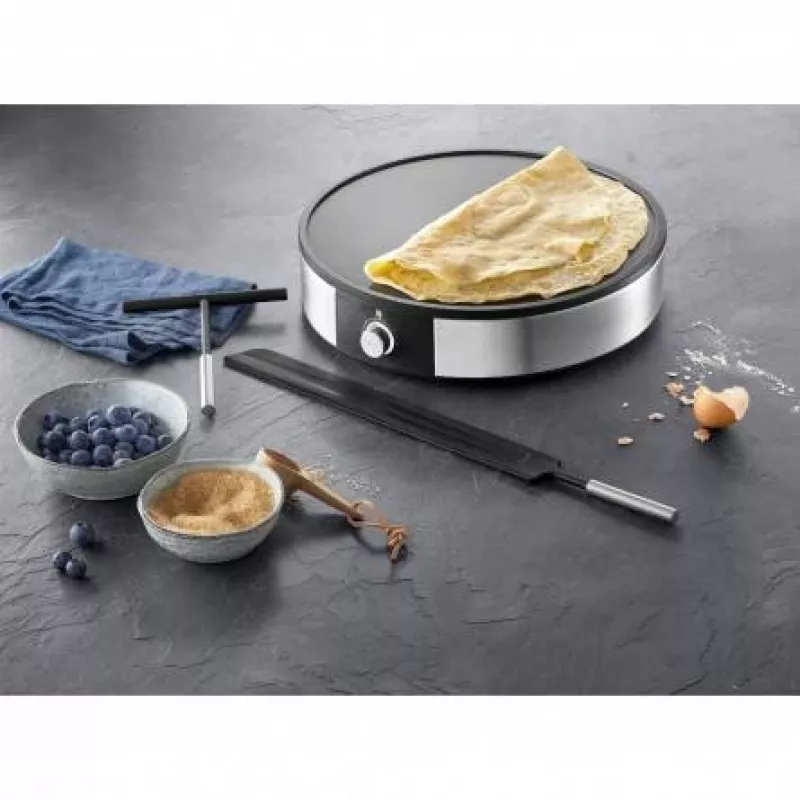 WMF Lono Creperie kreppu plīts 1 kreps(-i) 1600 W Melns, Sudrabs