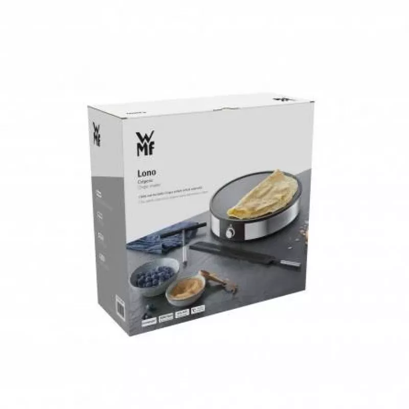 WMF Lono Creperie kreppu plīts 1 kreps(-i) 1600 W Melns, Sudrabs