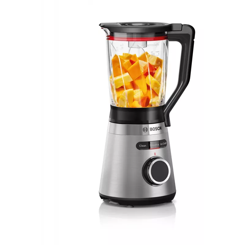 Bosch Serie 4 MMB6382M blenderis Galda blenderis 1200 W Melns, nerūsējošais tērauds