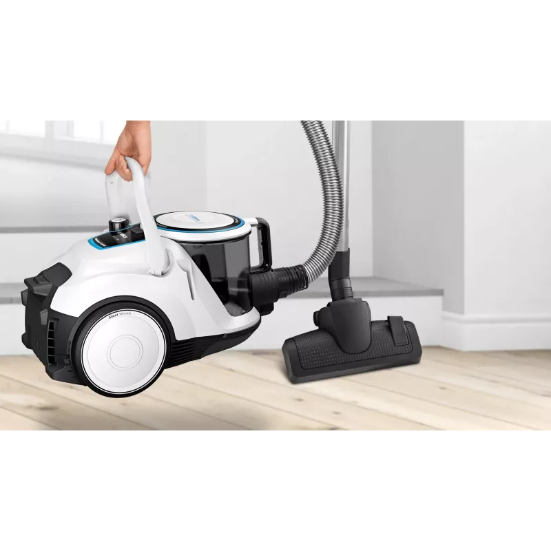 Bosch Serie 6 BGC41LSIL putekļsūcējs 2,4 l cilindriskais putekļsūcējs sausā tīrīšana 600 W bez maisiņa