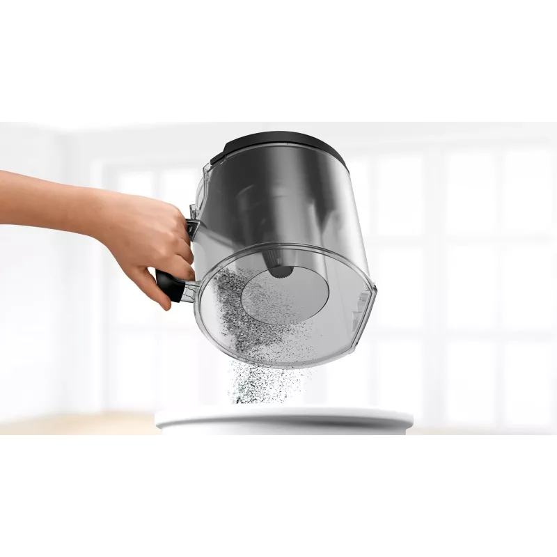 Bosch Serie 6 BGC41LSIL putekļsūcējs 2,4 l cilindriskais putekļsūcējs sausā tīrīšana 600 W bez maisiņa