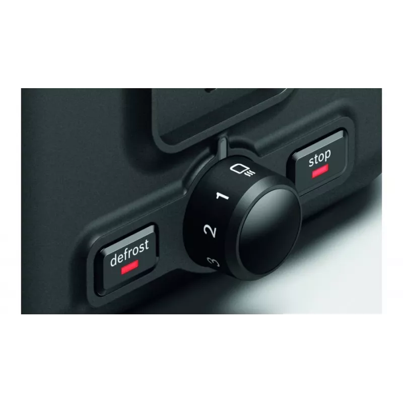Bosch TAT3P421DE tosteris 2 šķēlēm 970 W melns, balts