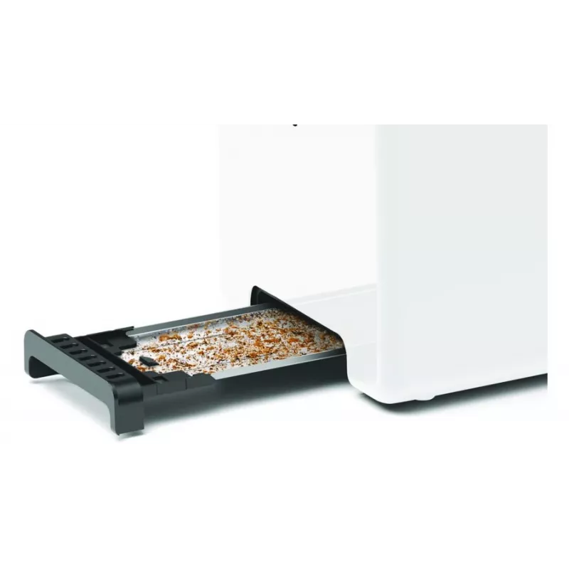 Bosch TAT3P421DE tosteris 2 šķēlēm 970 W melns, balts