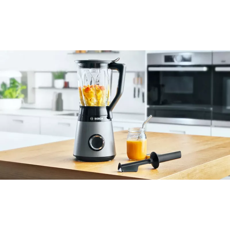 Bosch MMB6172SN blenderis 1,5 L galda blenderis 1200 W melns, nerūsējošais tērauds