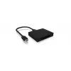 ICY BOX IB-CR402-C31 karšu lasītājs USB 3.1 (Gen 2) Type-C™ melns