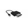 ICY BOX IB-CR402-C31 karšu lasītājs USB 3.1 (Gen 2) Type-C™ melns