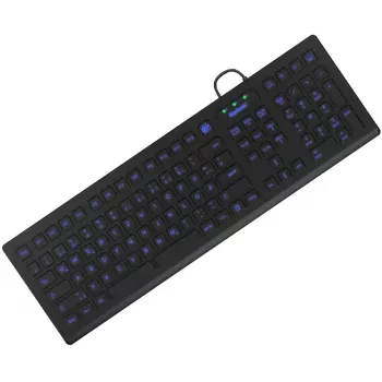 KeySonic KSK-8031INEL-B (DE) tastatūra Industriāla USB QWERTZ Vācu melna