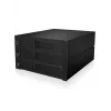 ICY BOX IB-573SSK-12G 8.89 cm (3,5 collas) Aizmugures plate Melna