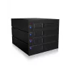 ICY BOX IB-574SSK-12G 8.89 cm (3.5 collu) aizmugures panelis, melns