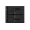 ICY BOX IB-574SSK-12G 8.89 cm (3.5 collu) aizmugures panelis, melns