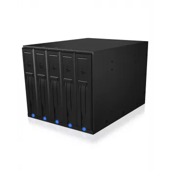 ICY BOX IB-575SSK-12G 8.89 cm (3.5 collu) aizmugures plate melna