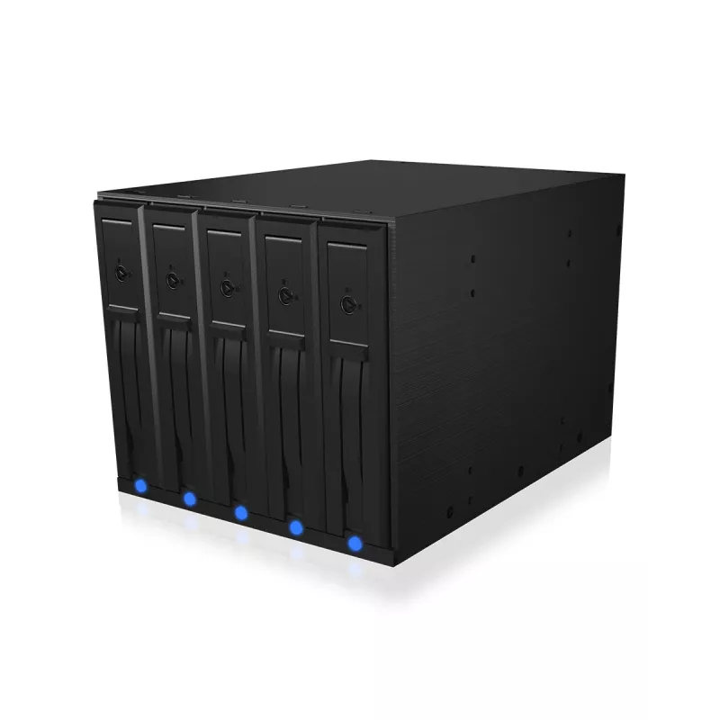 ICY BOX IB-575SSK-12G 8.89 cm (3.5 collu) aizmugures plate melna
