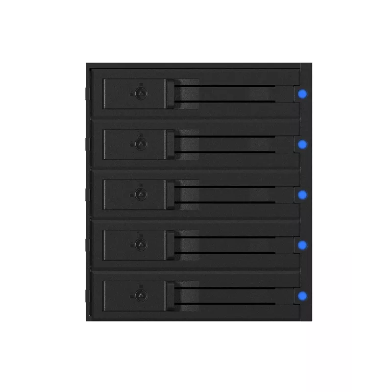 ICY BOX IB-575SSK-12G 8.89 cm (3.5 collu) aizmugures plate melna