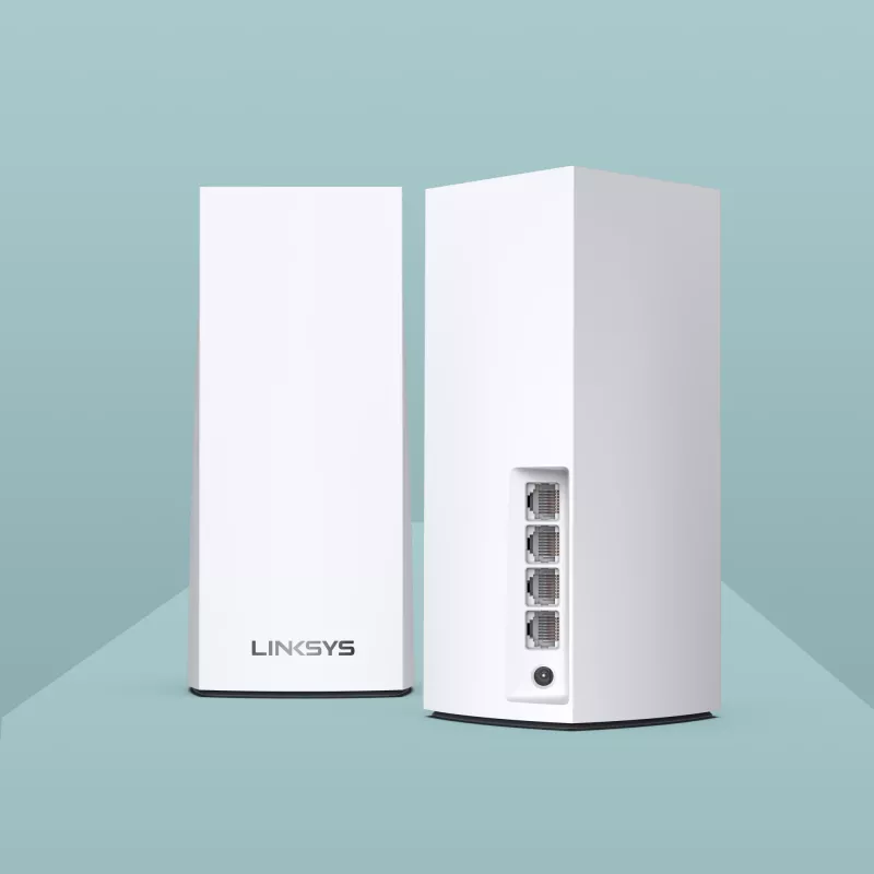 Linksys AX5400 visa mājas Mesh WiFi 6 divu joslu sistēma, 2 mezglu komplekts