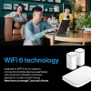 Linksys Velop Micro 6 Mesh sistēma – divjoslu WiFi 6 AX3000 (3 gab. komplekts)