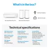 Linksys Velop Micro 6 Mesh sistēma – divjoslu WiFi 6 AX3000 (3 gab. komplekts)