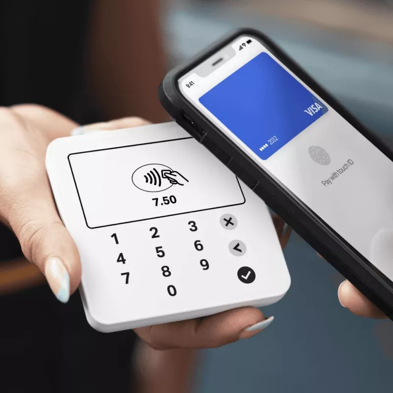 SumUp Solo Lite viedkaršu lasītājs Baterija Bluetooth Balts