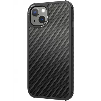 Hama Robust Real Carbon mobilā tālruņa maciņš 15.5 cm (6.1 collas) Vāciņš Melns