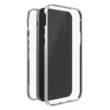 Hama 360° Stikla mobilā telefona maciņš 15,5 cm (6,1 collas) Vāciņš Sudraba, Caurspīdīgs
