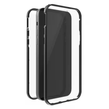 Hama 360° stikla mobilā tālruņa maciņš, melns, caurspīdīgs, iPhone 14 Pro Max