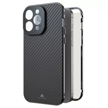 Hama 360° Stikla mobilā tālruņa vāciņš 17 cm (6.7 collas) Vāciņš Carbon