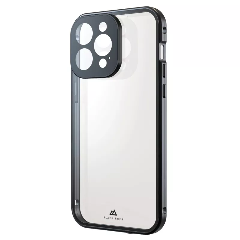 Hama 360° Stikla mobilā tālruņa vāciņš Melns priekš iPhone 15 Pro Max 6,7 collas