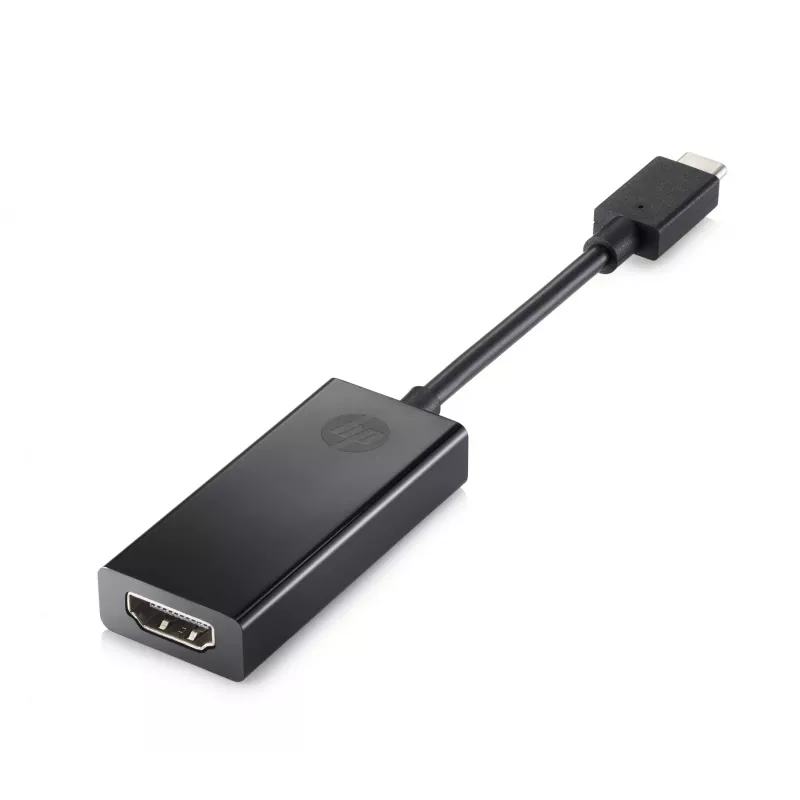 HP USB-C uz VGA adapteris, melns, Ķīna, Windows 10, Windows 11, ChromeOS, Bizness, 0 - 40 °C