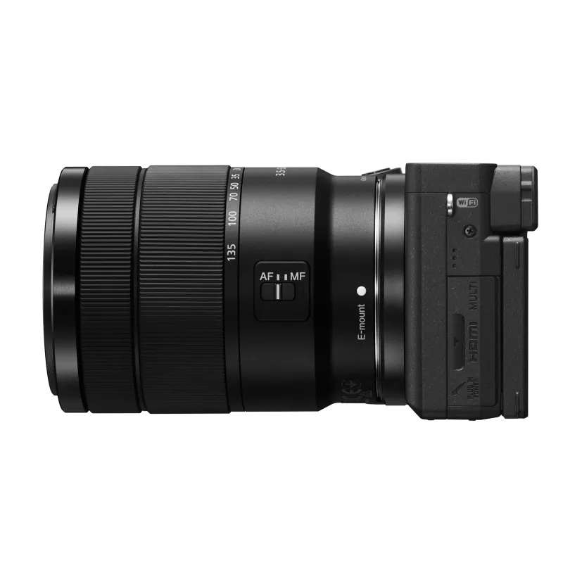 Sony α 6400 + SEL18135 MILC 24,2 MP CMOS 6000 x 4000 pikseļi Melns