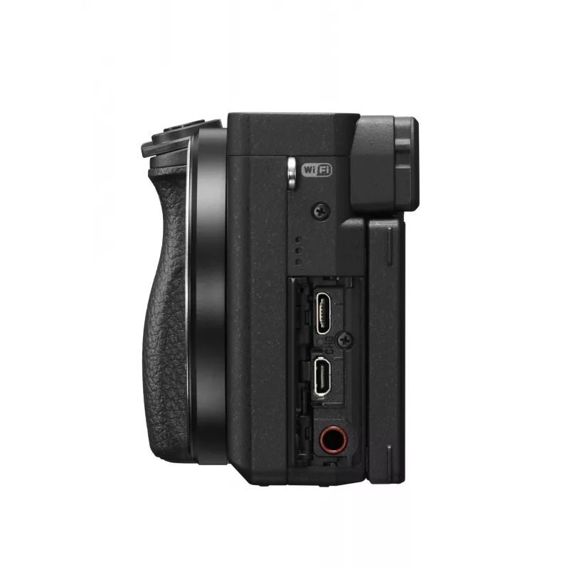 Sony α 6400 + SEL18135 MILC 24,2 MP CMOS 6000 x 4000 pikseļi Melns