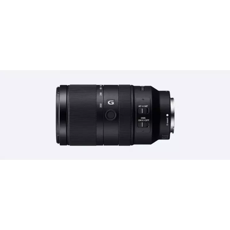 Sony E 70-350 mm F4.5-6.3 G OSS kameras objektīvi, melni