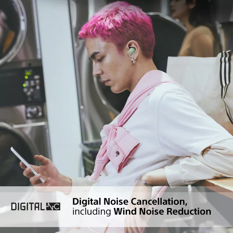 Sony WF-C700N austiņas True Wireless Stereo (TWS) Ievietojamās Zvani/Mūzika Bluetooth Zaļa