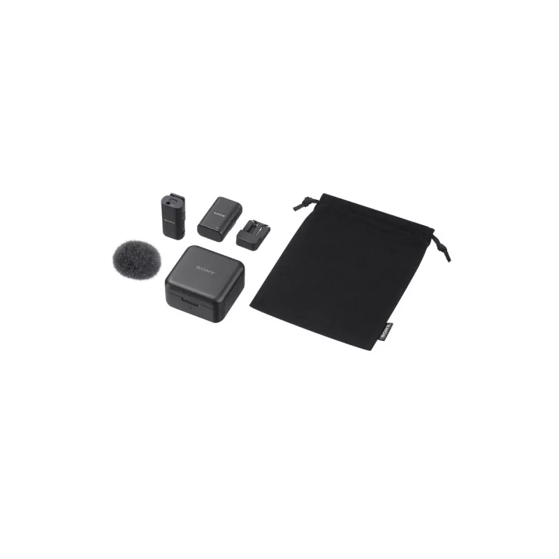 Sony ECM-W3S melns digitālais kameru mikrofons