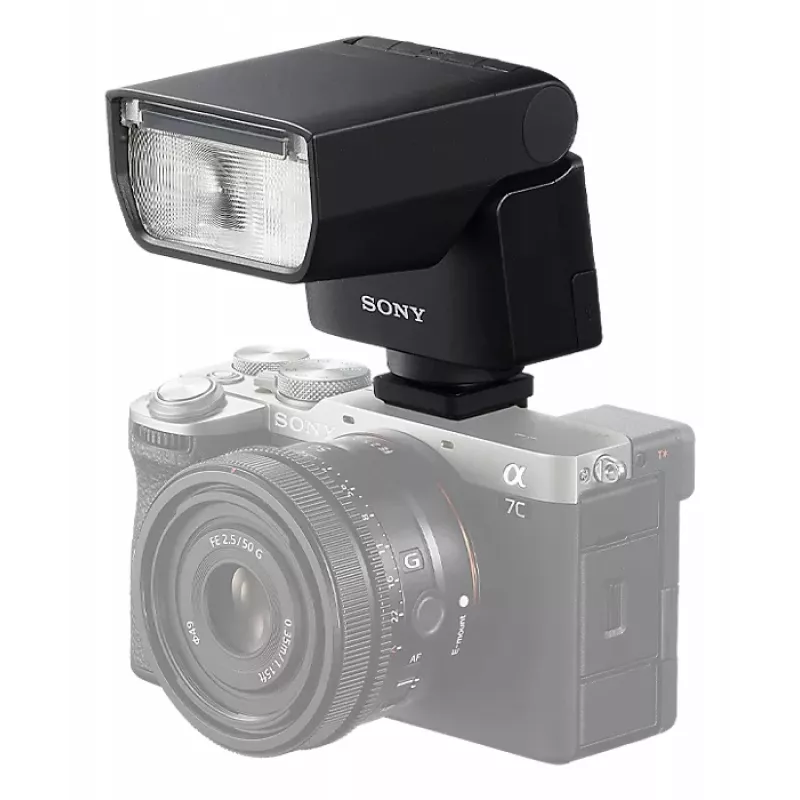 Kompakta zibspuldze Sony HVL-F28RMA melna 0,1 s uzlādes laiks AA baterija