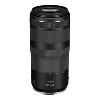 Canon RF 100-400 mm f5.6-8 IS USM MILC telefoto objektīvs, melns