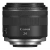 Canon platleņķa RF 24 mm F1.8 Macro IS STM kameras objektīvi, melni