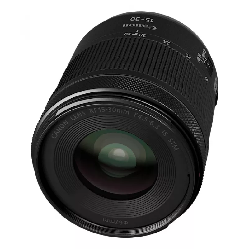 Canon RF 15-30 mm f4.5-6.3 IS STM MILC īpaši platleņķa objektīvs melns