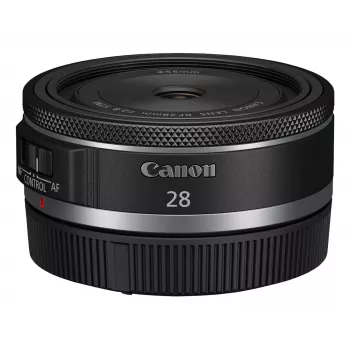 Canon Wide-Angle RF 28 mm F2.8 STM Camera Lenses, Melns