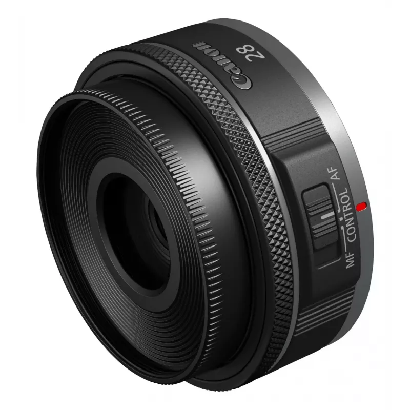 Canon Wide-Angle RF 28 mm F2.8 STM Camera Lenses, Melns